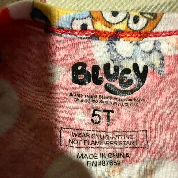 Bluey Kids Pajama Set - Picture 3 of 3
